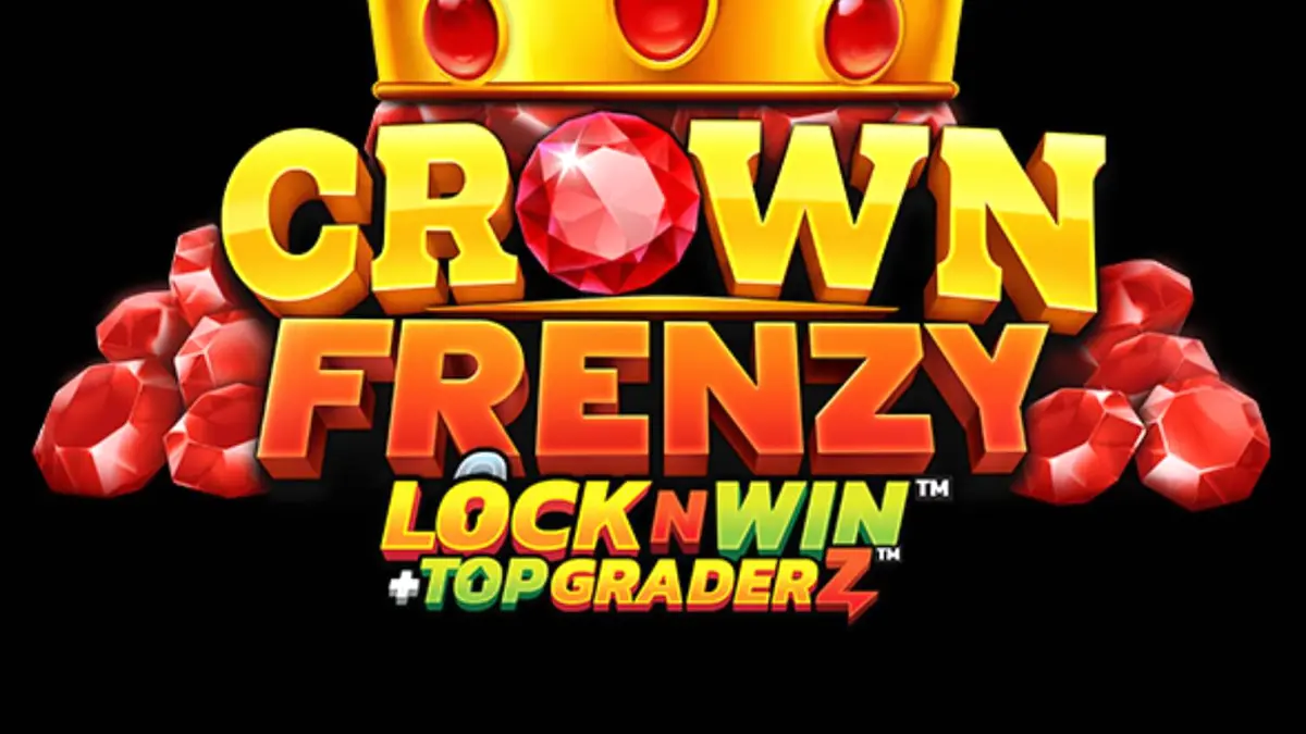 Tampilan visual mewah dari slot Crown Frenzy LockNWin dengan simbol permata dan mahkota.