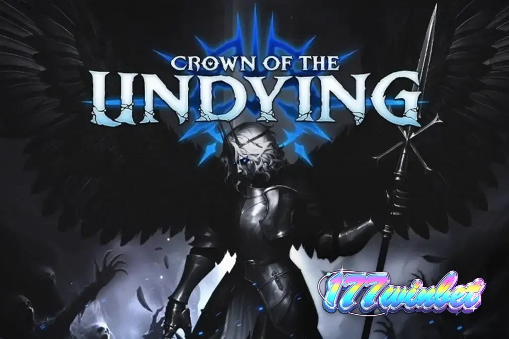 Tampilan visual gelap dan gotik dari slot Crown of the Undying